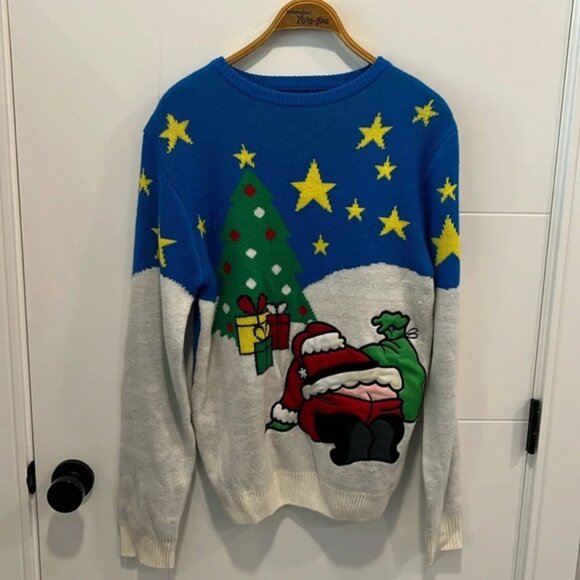 🚩 Christmas sweater  size medium - Picture 1 of 9